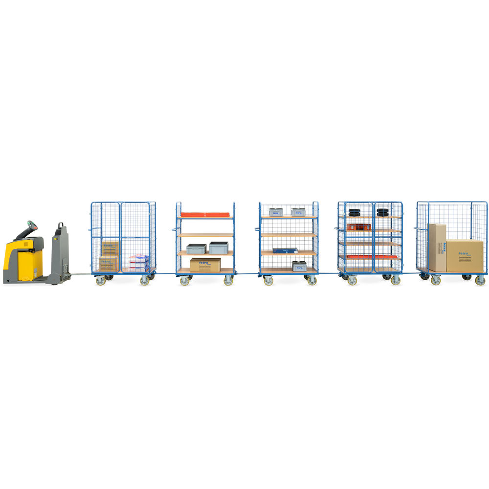 fetra® Chariot haut avec treillis métallique 8413-RZ